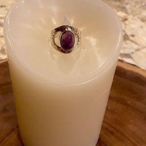 Sterling Silver Purple Ring
